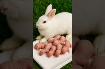 Rabbit Baby Growth Day By Day #rabbit #bunny #pets #animals