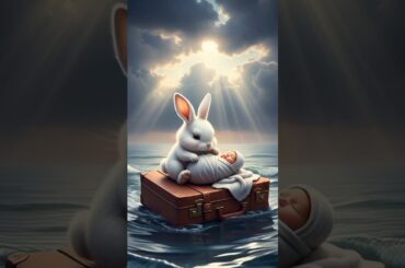 A rabbit save the baby life #cutebaby #bunny #viralvideo #foryou #
