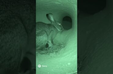 Brave Mother Rabbit Fights Off a Fox