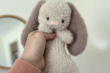 I crocheted a sweet little bun 🥹