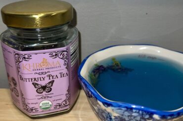 butterfly pea/blue pea flowers?