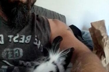 My right pawed girl Oreo Bunny