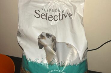Is science selective adult pellets okay for a house rabbit?