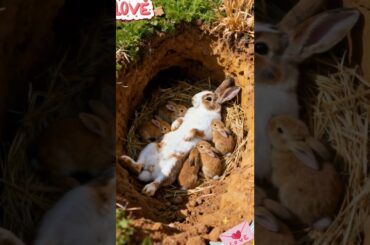 nursing baby rabbits #Baby rabbits nursing#Nursing bunnies#Cute baby rabbits