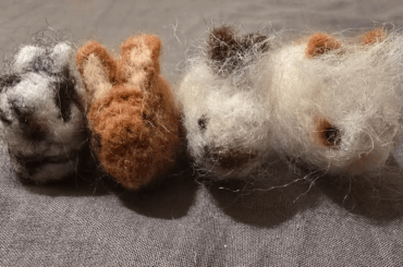 Felted my buns