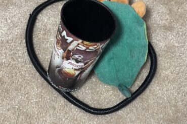 Neither of these toys were in that circle when I went to bed last night… is he summoning something??