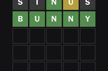 Yesterday’s  Wordle 🐰