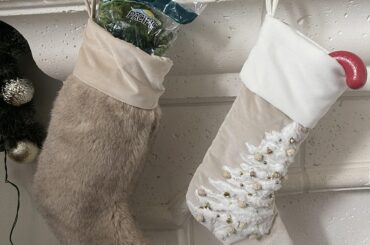 When your bunny has more in his stocking than you…