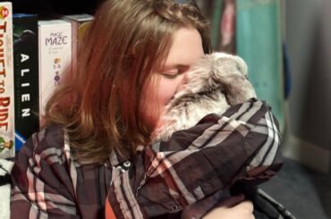 No present can match the joy our blind bun brings every day.