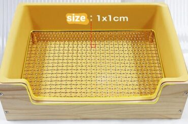 At 1cm x 1cm, will this metal mesh be OK and comfortable for bun feet?