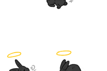 I made some more little doodles of my bunny I lost yesterday morning