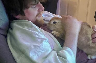 Willow let me cuddle her today ☺️