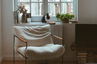 Gigi always finds her way to spy on the neighbors !!!