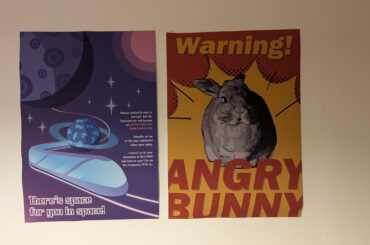 Cool christmas gift my girlfriend gave me of my bunny (also she does other cool stuff so she made me another one which is cool and I think is good to share with the world)