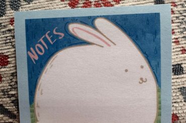 Drew a round bun and made into sticky notes!!