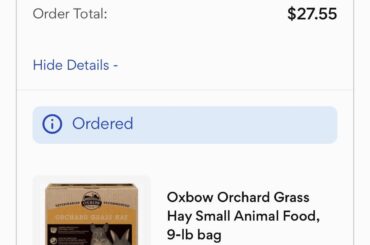 Possible Chewy glitch. Oxbow b1g1