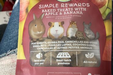 I accidentally spilled coffee on the outside of my bun’s treat bags