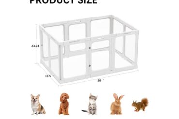 Is this ok for two rabbits to be in for 3 hrs a day