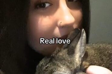 I LOVE MY BUNNY😭😭😭currently crying over how cute this video of me and him is