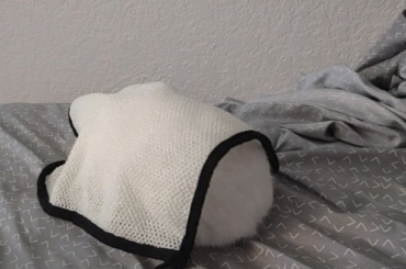 He's helping me put away laundry