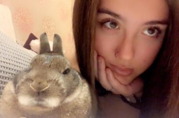 Do you take selfies with your bunny?