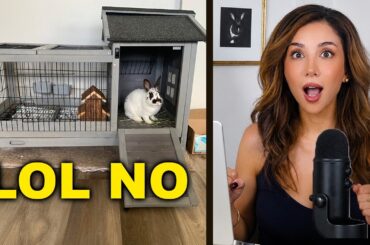 REACTING TO OUR SUBSCRIBERS RABBIT HABITATS! | EP. 9