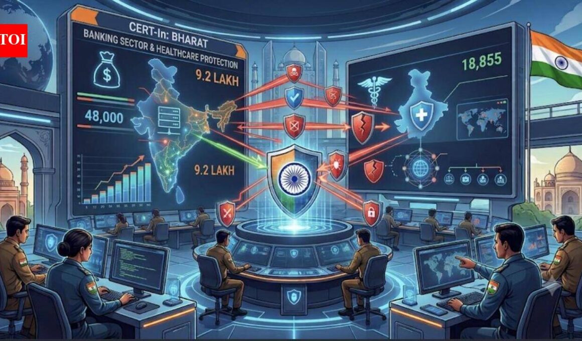 9 lakh cyber attacks detected in India’s banking and healthcare sectors | Bengaluru News