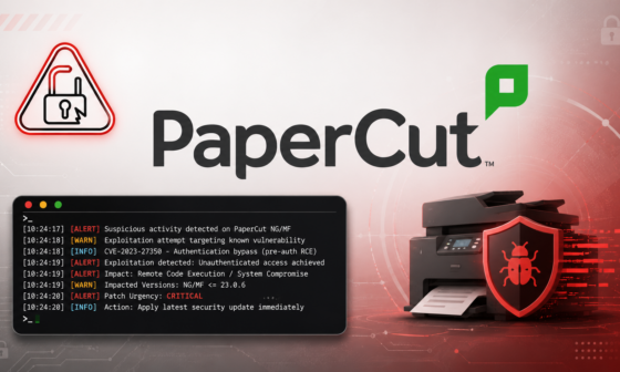 PaperCut NG/MF Vulnerability Actively Exploited in Attack