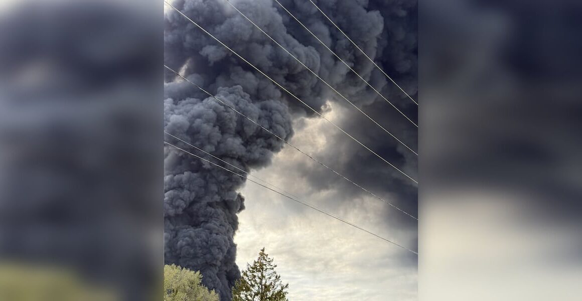 Electricity restored after massive fire at South Haven plastics plant leads to citywide power outage