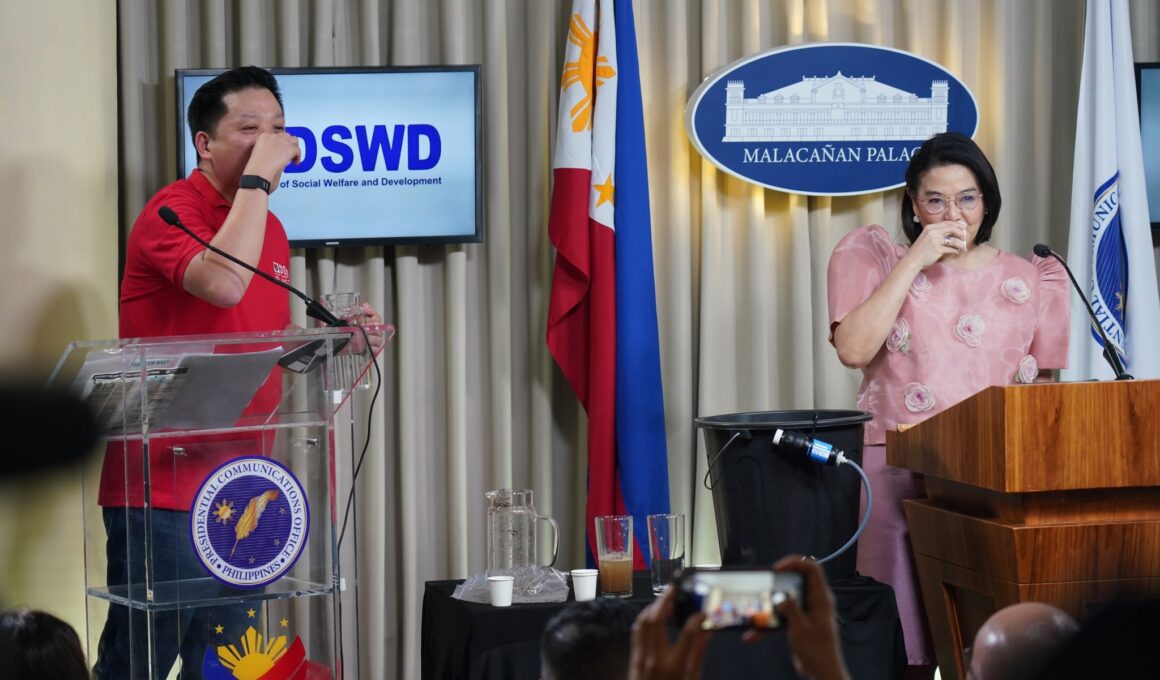 DSWD conducts tutorial on how to use its Family Water Filtration Kit